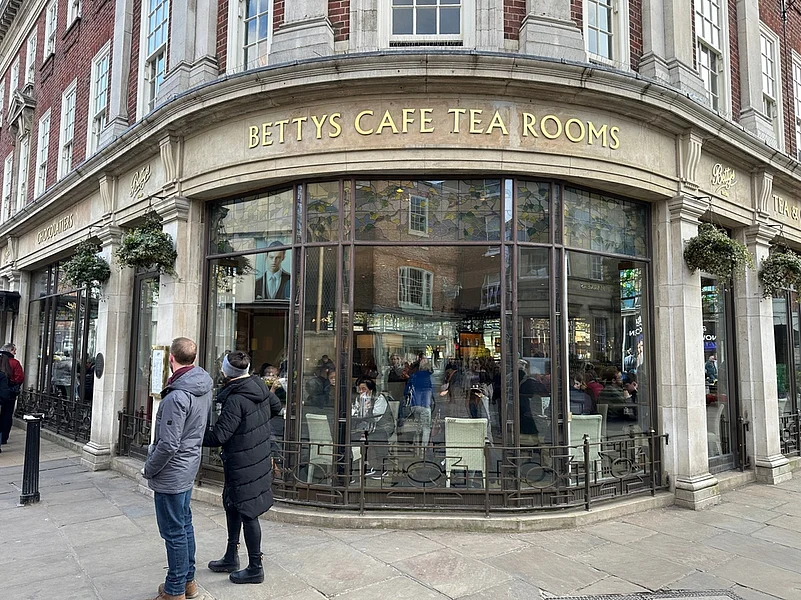 Betty’s cafe and tea rooms in the centre of York
